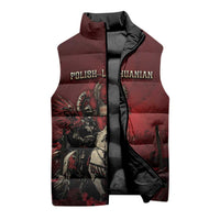 Polish Lithuanian Commonwealth Sleeveless Puffer Jacket Winged Hussar Warrior Battle Of Vienna