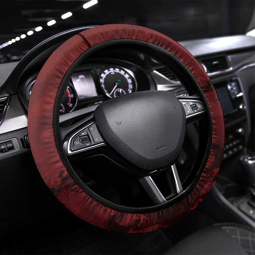 Polish Lithuanian Commonwealth Steering Wheel Cover Winged Hussar Warrior Battle Of Vienna