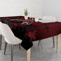 Polish Lithuanian Commonwealth Tablecloth Winged Hussar Warrior Battle Of Vienna