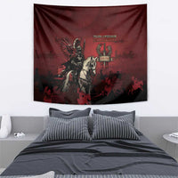 Polish Lithuanian Commonwealth Tapestry Winged Hussar Warrior Battle Of Vienna
