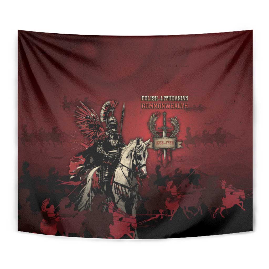 Polish Lithuanian Commonwealth Tapestry Winged Hussar Warrior Battle Of Vienna