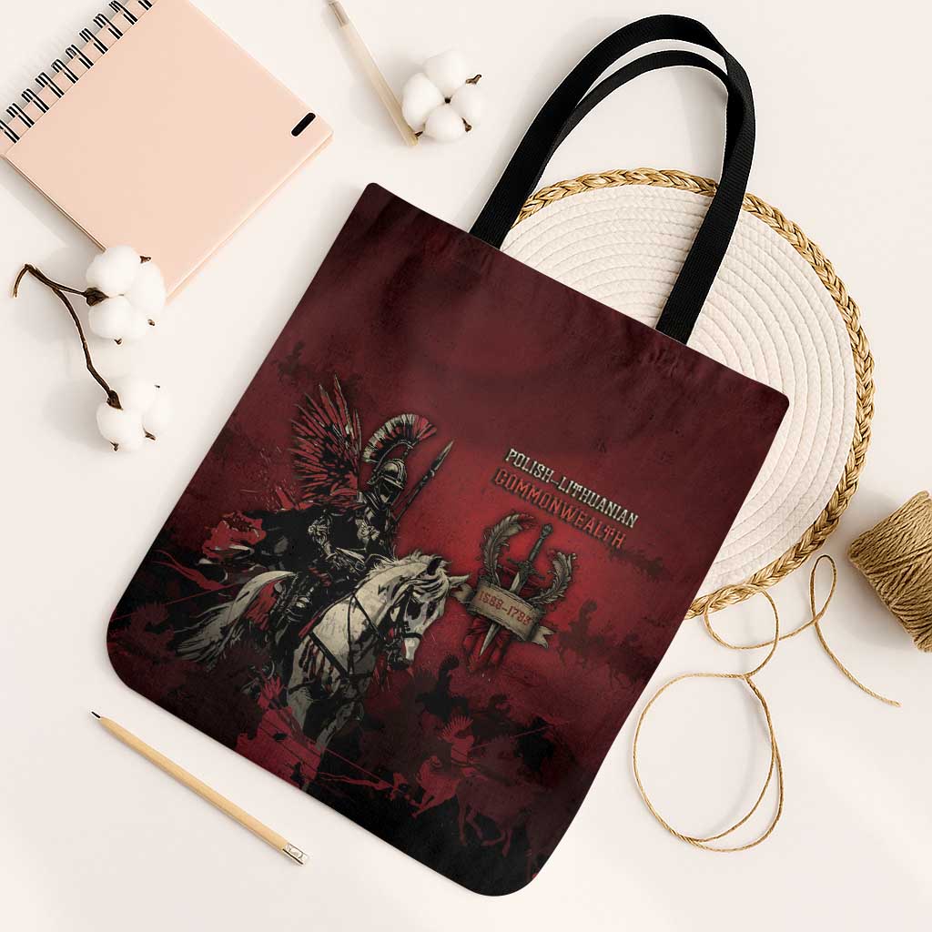 Polish Lithuanian Commonwealth Tote Bag Winged Hussar Warrior Battle Of Vienna