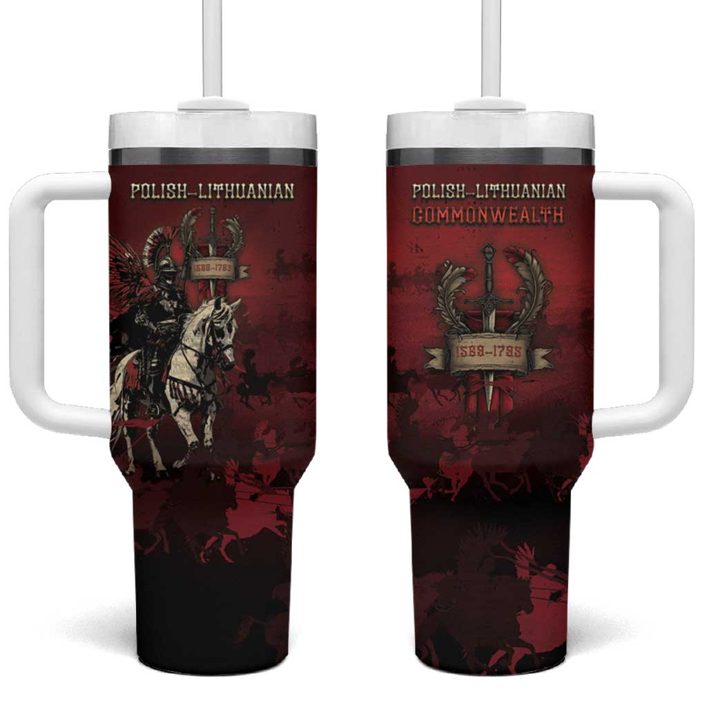 Polish Lithuanian Commonwealth Tumbler With Handle Winged Hussar Warrior Battle Of Vienna