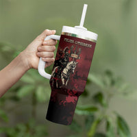 Polish Lithuanian Commonwealth Tumbler With Handle Winged Hussar Warrior Battle Of Vienna