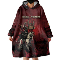 Polish Lithuanian Commonwealth Wearable Blanket Hoodie Winged Hussar Warrior Battle Of Vienna