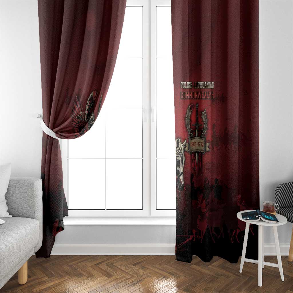 Polish Lithuanian Commonwealth Window Curtain Winged Hussar Warrior Battle Of Vienna