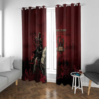 Polish Lithuanian Commonwealth Window Curtain Winged Hussar Warrior Battle Of Vienna