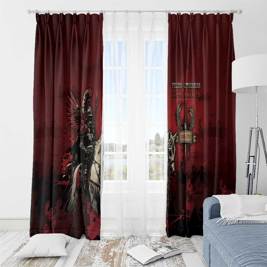 Polish Lithuanian Commonwealth Window Curtain Winged Hussar Warrior Battle Of Vienna