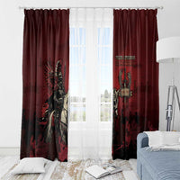 Polish Lithuanian Commonwealth Window Curtain Winged Hussar Warrior Battle Of Vienna