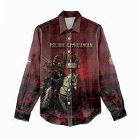 Polish Lithuanian Commonwealth Women Casual Shirt Winged Hussar Warrior Battle Of Vienna