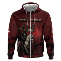 Polish Lithuanian Commonwealth Zip Hoodie Winged Hussar Warrior Battle Of Vienna