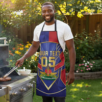 Custom Afro-Haitians Football Apron Haitian Palm Tree Unique Style