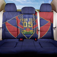 Custom Afro-Haitians Football Back Car Seat Cover Haitian Palm Tree Unique Style