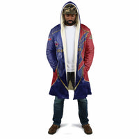 Custom Afro-Haitians Football Cloak Haitian Palm Tree Unique Style
