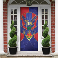 Custom Afro-Haitians Football Door Cover Haitian Palm Tree Unique Style