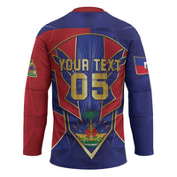 Custom Afro-Haitians Football Hockey Jersey Haitian Palm Tree Unique Style