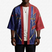 Custom Afro-Haitians Football Kimono Haitian Palm Tree Unique Style