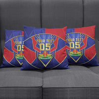 Custom Afro-Haitians Football Pillow Cover Haitian Palm Tree Unique Style