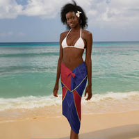 Custom Afro-Haitians Football Sarong Haitian Palm Tree Unique Style