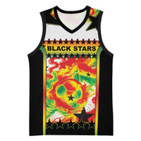 Custom Ghana Football Basketball Jersey African Pride Flag Colors Flame
