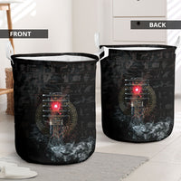Egypt Djed Laundry Basket Glow Smoky Dark Style