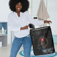 Egypt Djed Laundry Basket Glow Smoky Dark Style