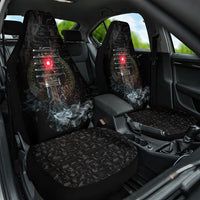 Egypt Djed Car Seat Cover Glow Smoky Dark Style