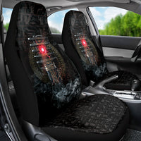 Egypt Djed Car Seat Cover Glow Smoky Dark Style