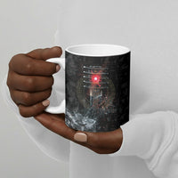 Egypt Djed Ceramic Mug Glow Smoky Dark Style