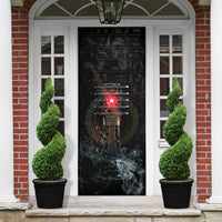 Egypt Djed Door Cover Glow Smoky Dark Style
