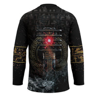 Egypt Djed Hockey Jersey Glow Smoky Dark Style