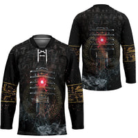 Egypt Djed Hockey Jersey Glow Smoky Dark Style