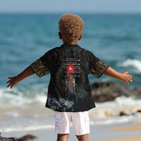 Egypt Djed Kid Hawaiian Shirt Glow Smoky Dark Style