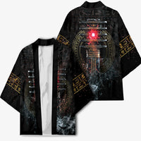 Egypt Djed Kimono Glow Smoky Dark Style