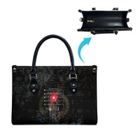 Egypt Djed Leather Bag Glow Smoky Dark Style