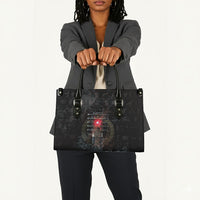 Egypt Djed Leather Bag Glow Smoky Dark Style