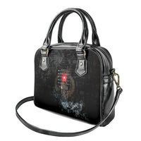 Egypt Djed Shoulder Handbag Glow Smoky Dark Style