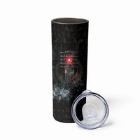Egypt Djed Skinny Tumbler Glow Smoky Dark Style