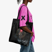 Egypt Djed Tote Bag Glow Smoky Dark Style