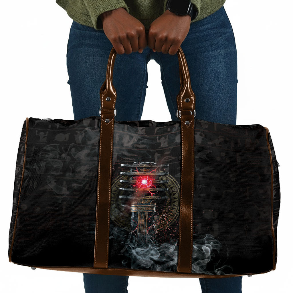 Egypt Djed Travel Bag Glow Smoky Dark Style
