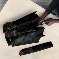 Egypt Djed Umbrella Glow Smoky Dark Style