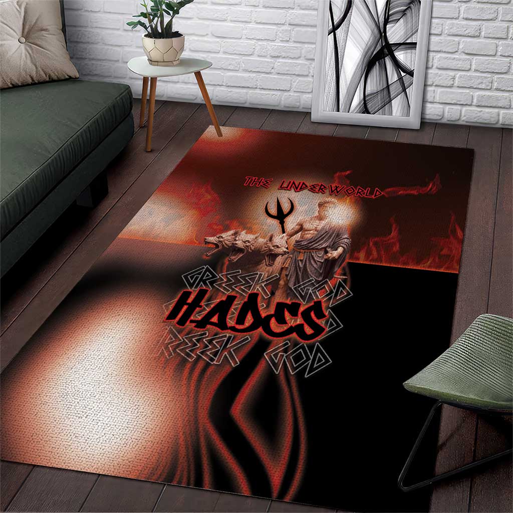 Ancient Greek Hades Area Rug King Of The Underworld - Wonder Print Shop