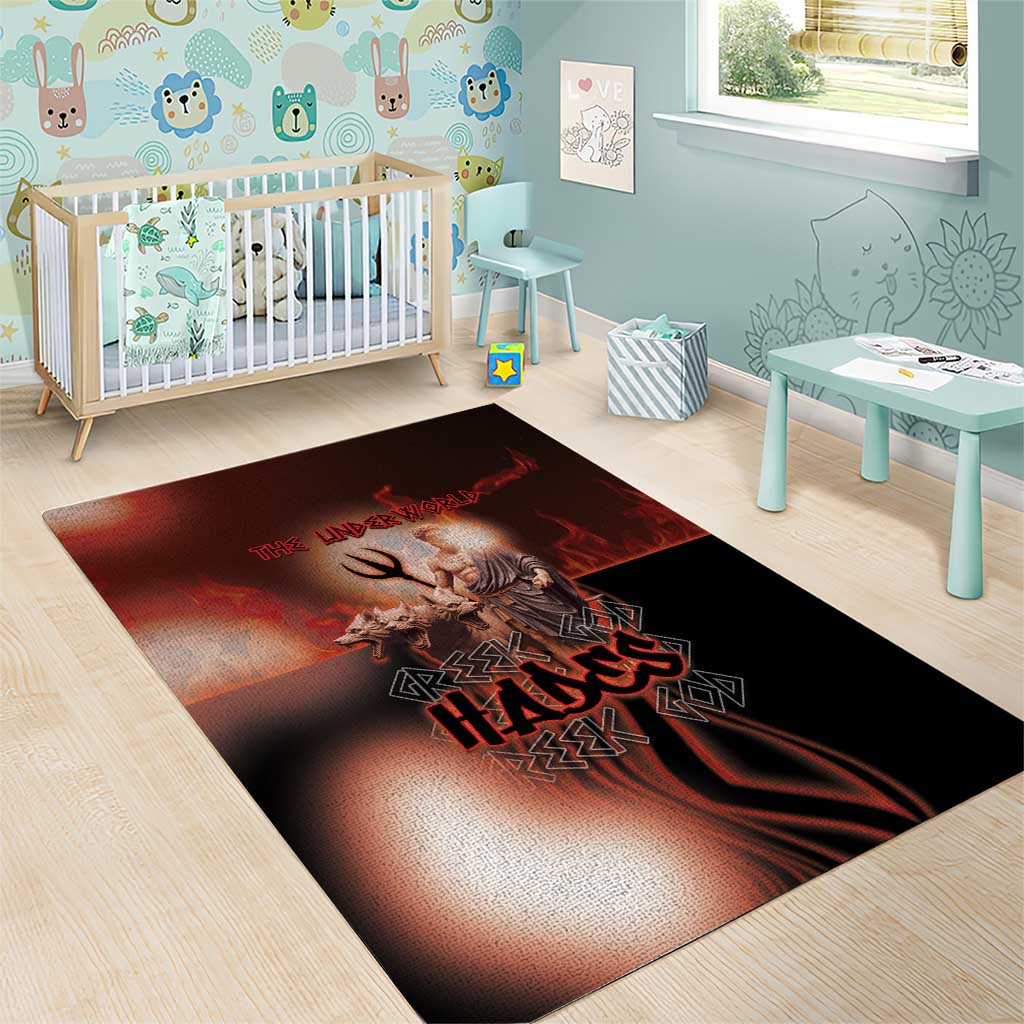 Ancient Greek Hades Area Rug King Of The Underworld - Wonder Print Shop