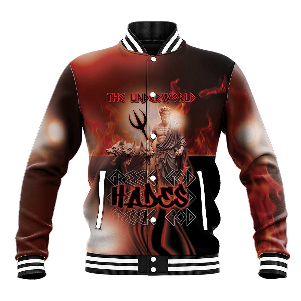 Ancient Greek Hades Baseball Jacket King Of The Underworld - Wonder Print Shop