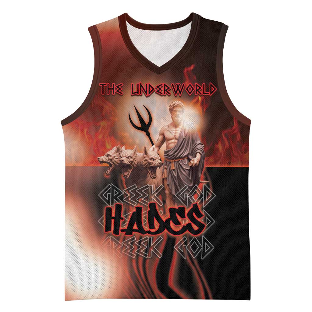 Ancient Greek Hades Basketball Jersey King Of The Underworld - Wonder Print Shop