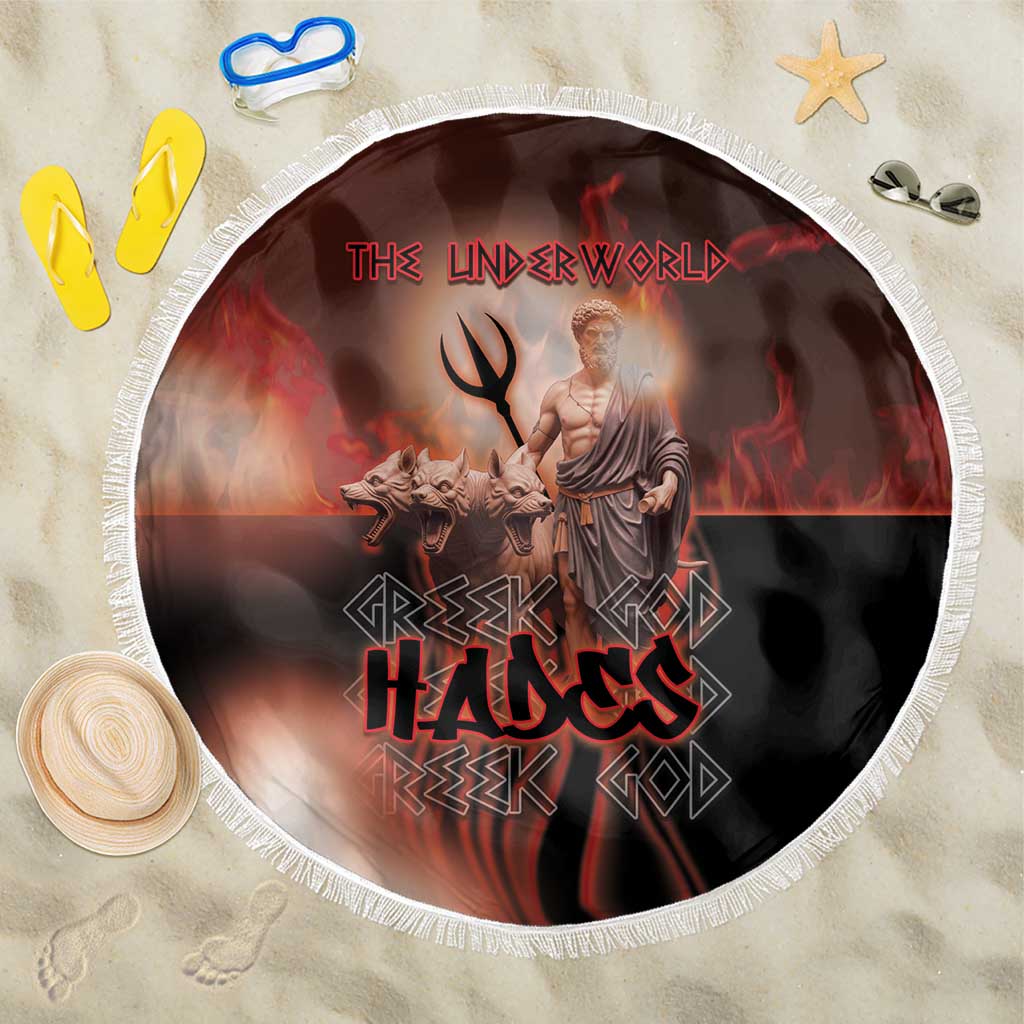 Ancient Greek Hades Beach Blanket King Of The Underworld - Wonder Print Shop