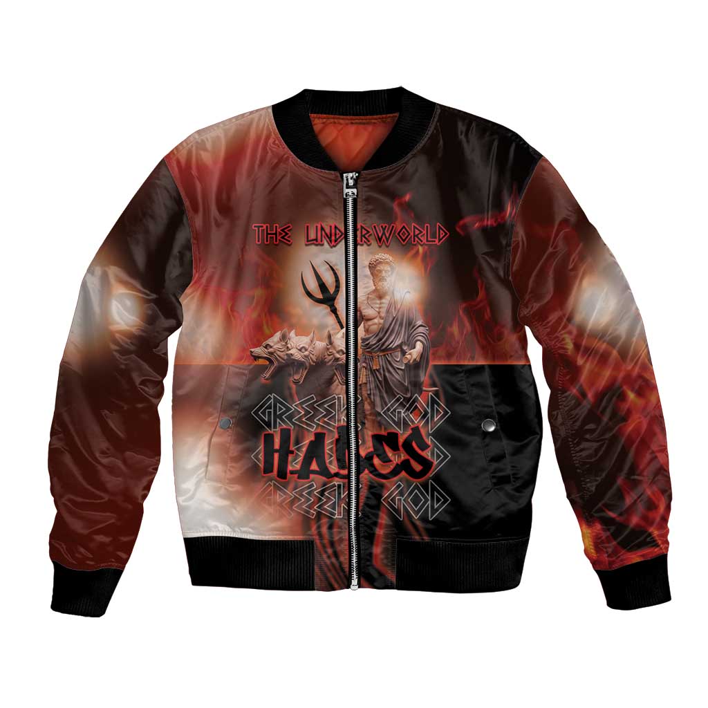 Ancient Greek Hades Bomber Jacket King Of The Underworld - Wonder Print Shop