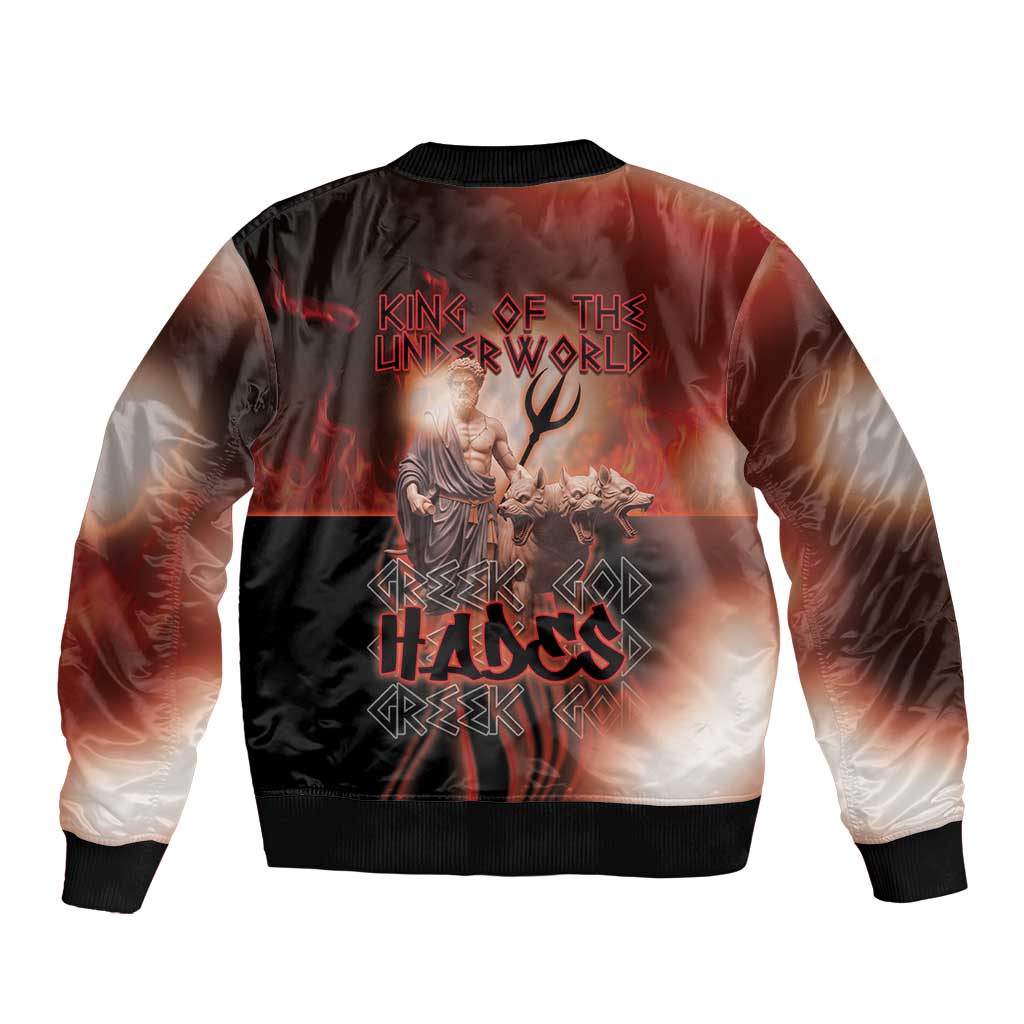 Ancient Greek Hades Bomber Jacket King Of The Underworld - Wonder Print Shop