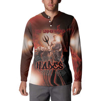 Ancient Greek Hades Button Sweatshirt King Of The Underworld - Wonder Print Shop