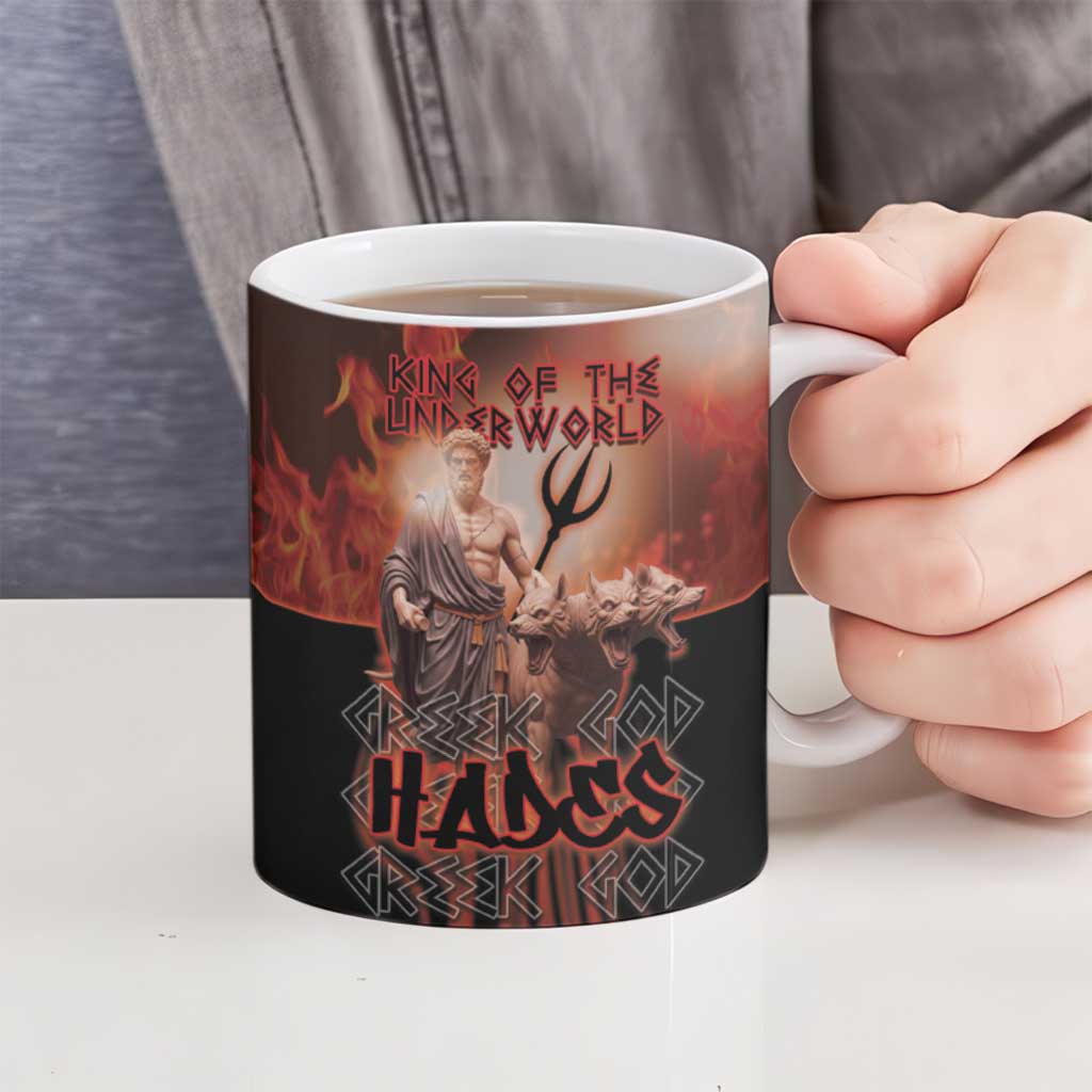 Ancient Greek Hades Ceramic Mug King Of The Underworld - Wonder Print Shop